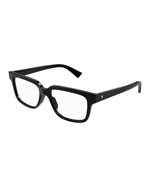 Bottega Veneta Black Bv1256O 005 Optical Frames Acetate Squared for men