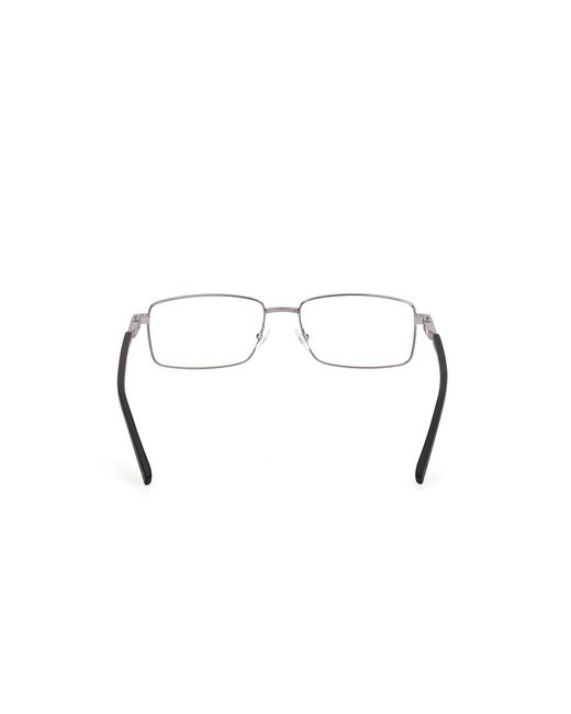 Timberland Black Tb50048 002 Optical Frames Metal Squared Normal for men