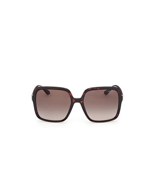 Guess Black Gu00280 52F Sunglasses Injected Squared Normal