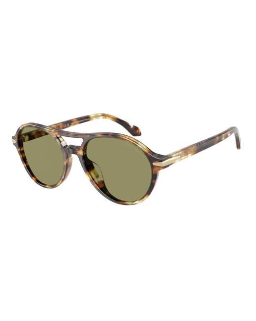 Giorgio Armani Black Ar8236U 623214 Sunglasses Acetate Round Normal for men