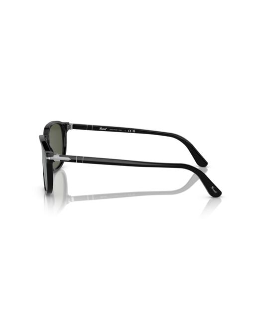Persol Black Po3019S 95/31 Sunglasses Acetate Squared Normal for men