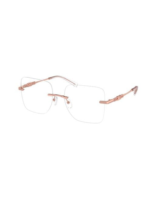 Michael Kors Black Mk3078 Giverny 1108 Optical Frames Metal Transparent Squared Normal