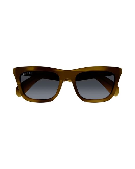 Gucci Black Gg1933S 003 Sunglasses Injected Squared for men