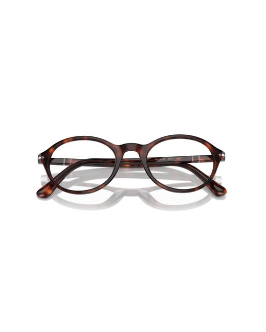 Persol Black Po3351V 24 Optical Frames Acetate Transparent Round Normal