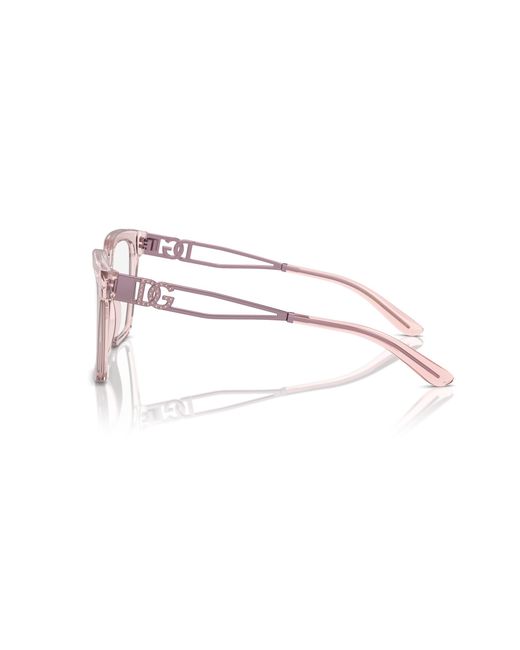 Dolce & Gabbana Black Dg3376B 3148 Optical Frames Acetate Transparent Squared Normal