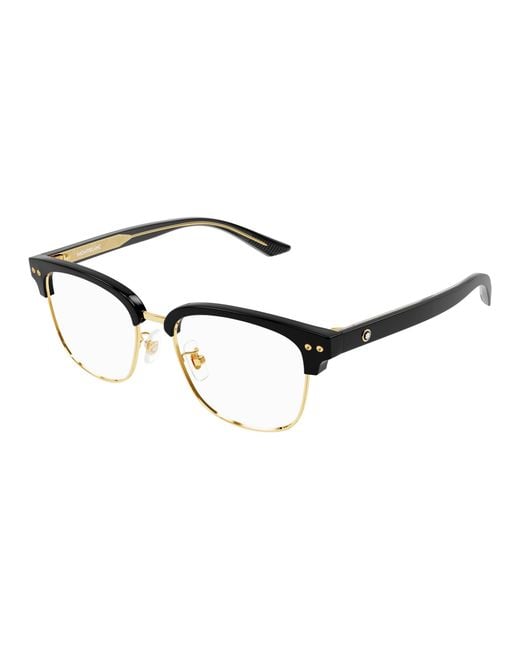 Montblanc Black Mb0259Ok 005 Optical Frames Acetate Squared for men