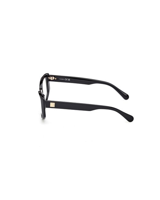 MAX&Co. Black Mo5202 001 Optical Frames Acetate Geometric Normal