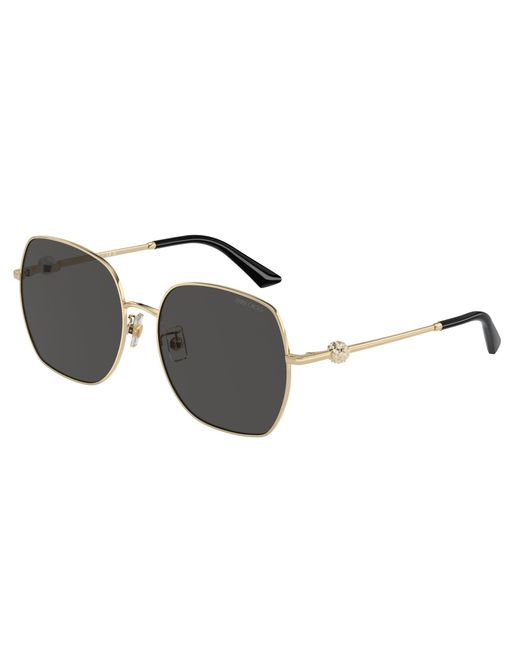 Jimmy Choo Black Jc4008Hd 300687 Sunglasses Metal Squared Normal