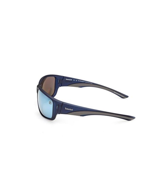 Timberland Black Tb00084 91D Sunglasses Injected Squared Polarized for men