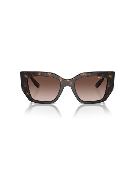 Vogue Eyewear Black Vo5583S W65613 Sunglasses Acetate Geometric Normal Shaded