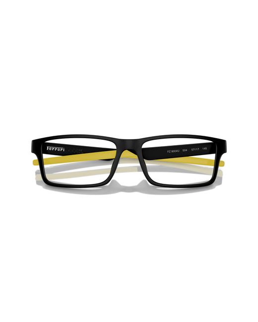 FERRARI SCUDERIA Black Fz8004U 504 Optical Frames Injected Squared Normal for men