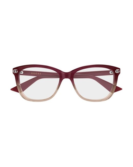 Gucci Black Gg2113O 010 Optical Frames Acetate Transparent Squared