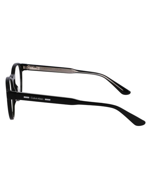 Calvin Klein Black Ck24551Mag-Set 001 Optical Frames Acetate Round Normal