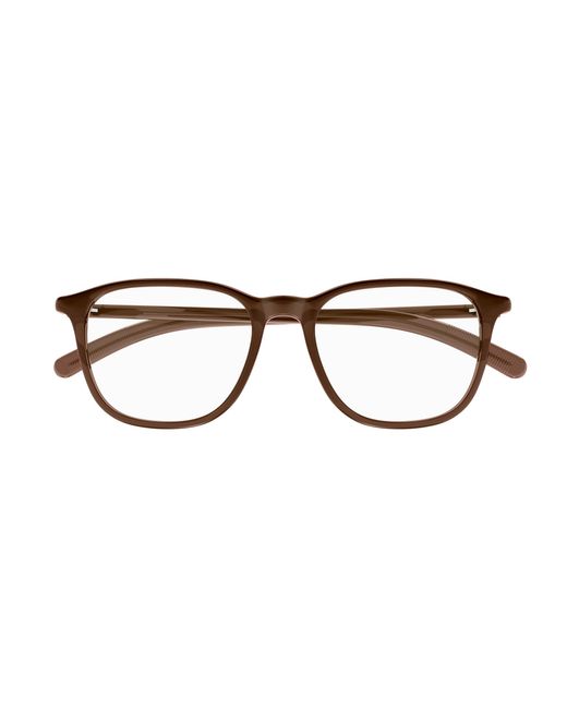 Montblanc Black Mb0418Oj 003 Optical Frames Transparent Squared for men