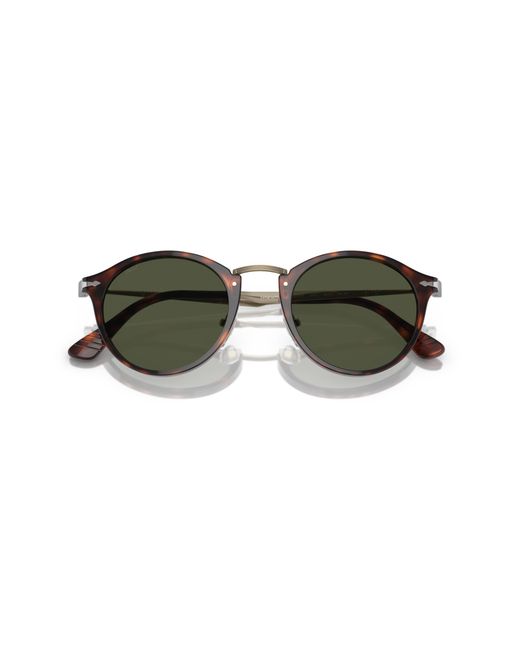 Persol Black Po3166S 24/31 Sunglasses Plastic Pantos Normal for men