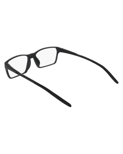 Nike Black 7410 001 Optical Frames Bio-Injected Squared Normal for men