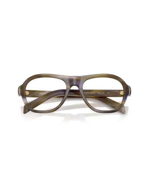 Prada Black Pr C12V 23G1O1 Optical Frames Acetate Pillow Normal