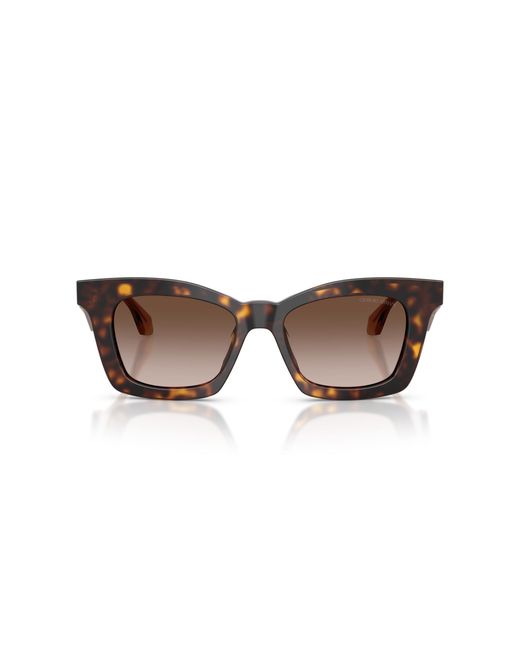 Giorgio Armani Black Ar8235U 502613 Sunglasses Acetate Butterfly Normal Shaded