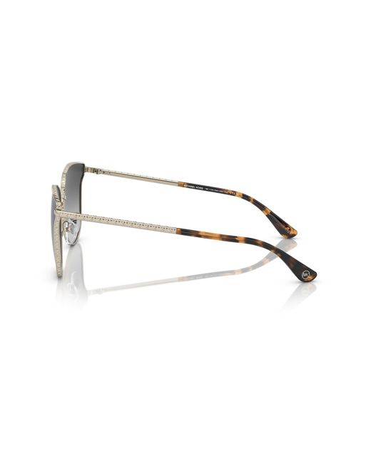 Michael Kors Black Mk1120 Salt Lake City 10148G Sunglasses Metal Round Normal Shaded