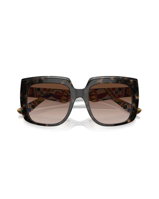 Dolce & Gabbana Black Dg4414 321713 Sunglasses Acetate Squared Normal Shaded