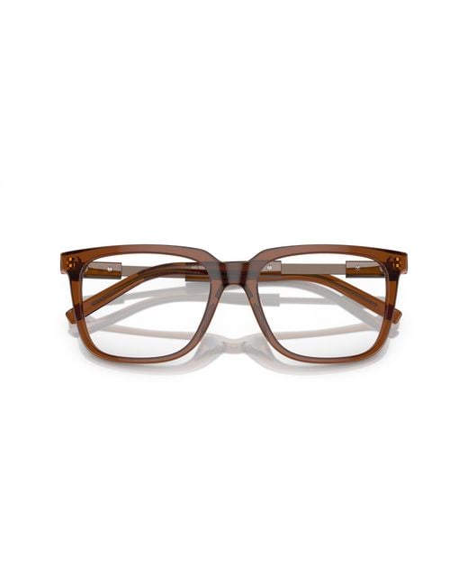 Giorgio Armani Black Ar7252U 6049 Optical Frames Acetate Transparent Squared Normal for men