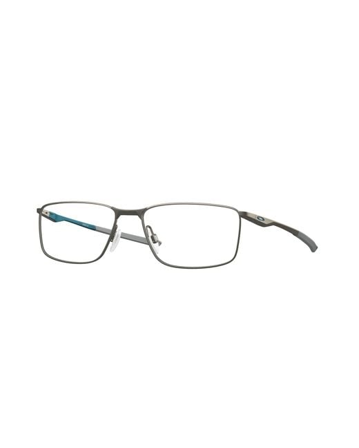 Oakley Black Ox3217 Socket 5.0 321720 Optical Frames Metal Transparent Squared Normal for men