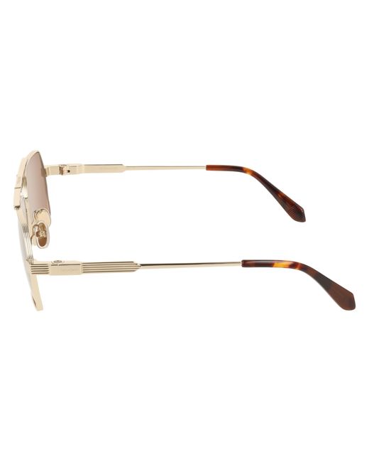 Ferragamo Black Sf332S 745 Sunglasses Titanium Squared Normal for men