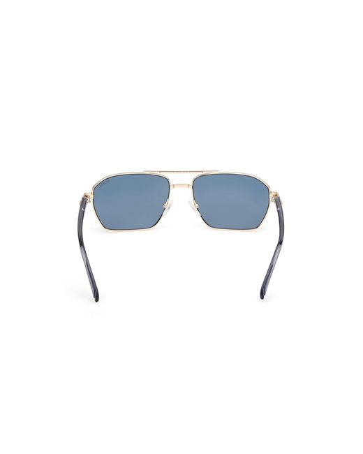 Guess Blue Gu00301 32V Sunglasses Metal Squared Normal for men