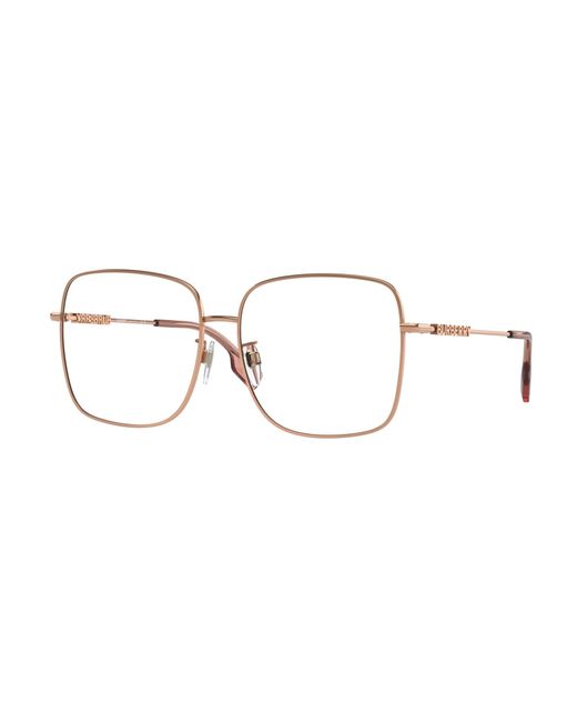 Burberry Black Be1378D Quincy 1337 Optical Frames Steel Transparent Squared Normal