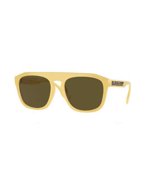 Burberry Green Be4396U Wren 407073 Sunglasses Injected Squared Normal for men