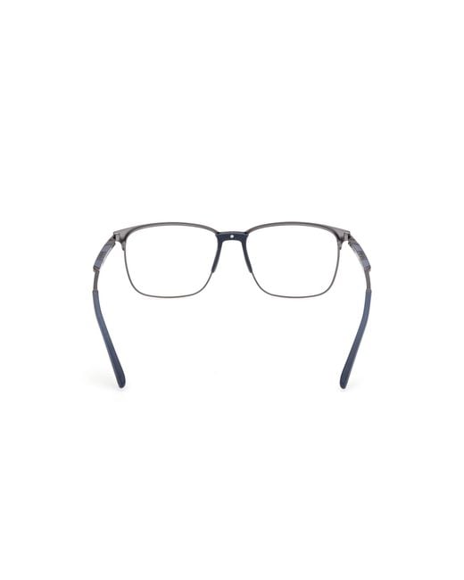 Timberland Black Tb50054 002 Optical Frames Metal Squared Normal for men