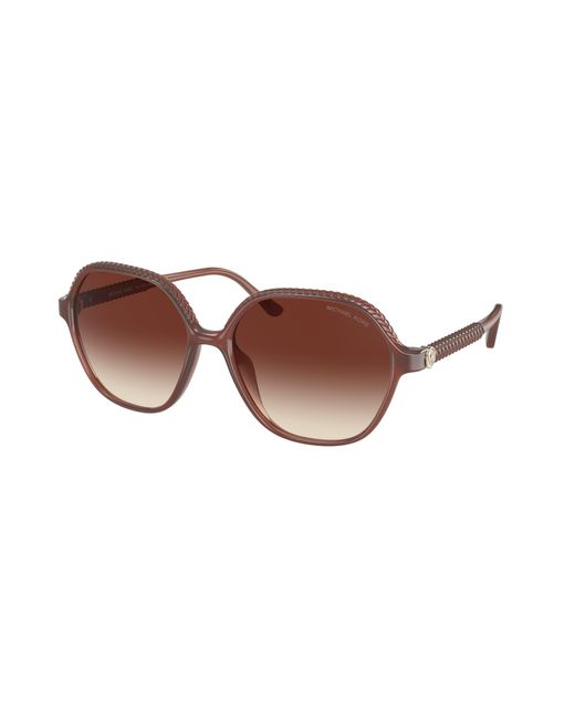 Michael Kors Black Mk2186U Bali 354813 Sunglasses Injected Geometric Normal Shaded