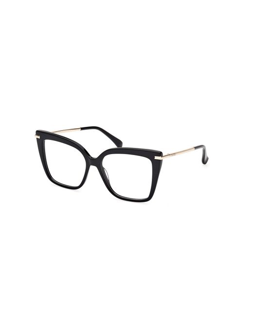 Max Mara Black Mm5144 001 Optical Frames Acetate Butterfly Normal