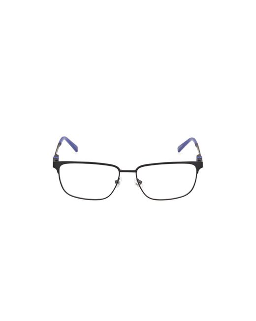 Timberland Black Tb50070 002 Optical Frames Metal Squared Normal for men