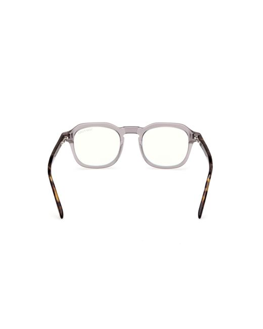Tom Ford Black Ft5836-B 020 Optical Frames Acetate Geometric Normal for men