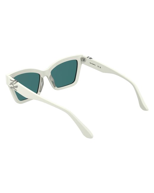 Karl Lagerfeld Black Kl6220S 105 Sunglasses Acetate Petrolium Squared Normal