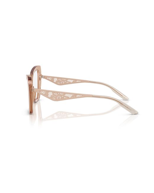 Dolce & Gabbana Black Dg3409 3432 Optical Frames Acetate Transparent Cat Eye Normal