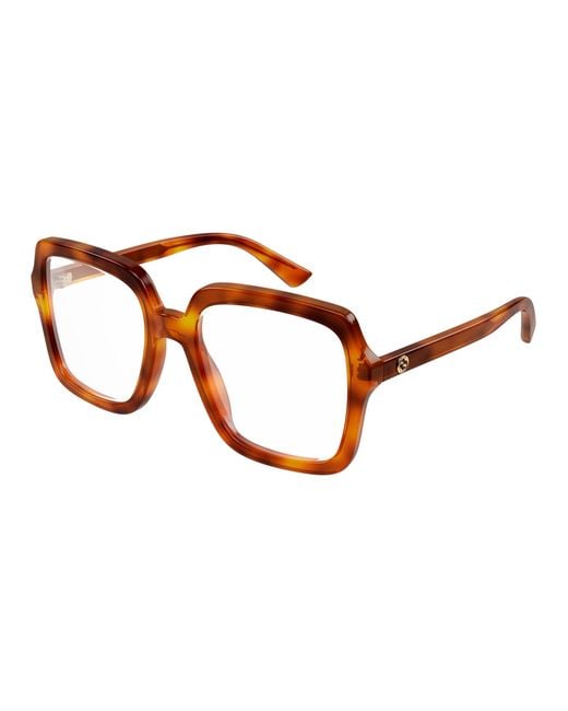 Gucci Black Gg1318O 002 Optical Frames Acetate Squared