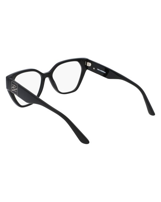 Karl Lagerfeld Black Kl6053 001 Optical Frames Acetate Squared Normal Normal