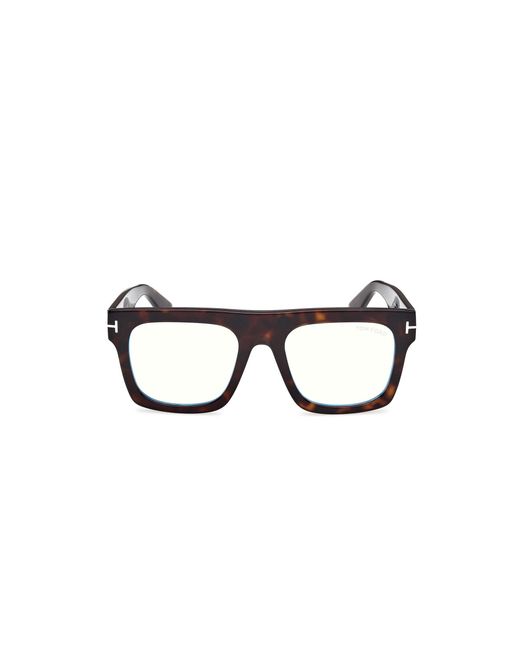 Tom Ford Black Ft6068-B 052 Optical Frames Acetate Squared Normal for men
