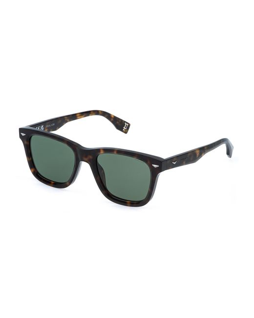 Police Black Splr80 Supernova 6 02Bl Sunglasses Acetate Squared Anti-Glare for men