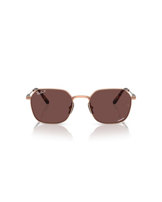 Ray-Ban Black Rb8094 Jim Titanium Square Sunglasses