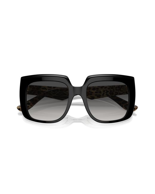 Dolce & Gabbana Black Dg4414 32998G Sunglasses Acetate Squared Normal Shaded