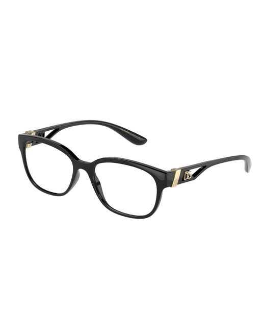 Dolce & Gabbana Black Dg5066 501 Optical Frames Nylon Squared Normal