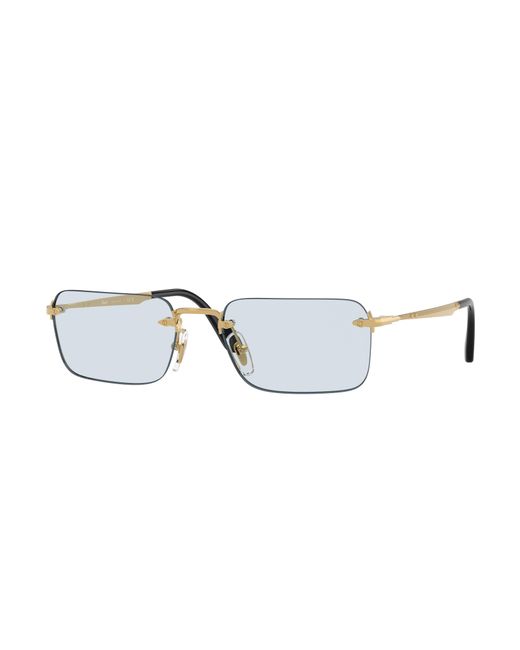 Persol Black Po1030V Luc 1156 Optical Frames Metal Light Squared Normal