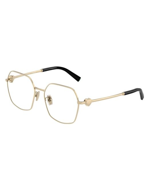 Tiffany & Co Black Tf1165Bd 6021 Optical Frames Steel Geometric Normal