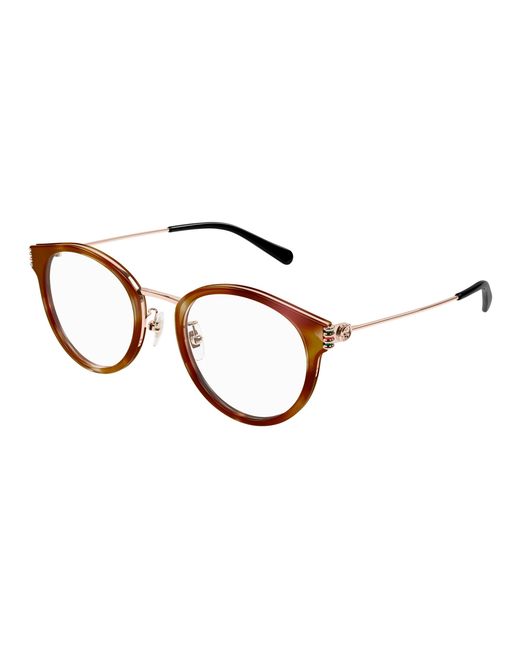Gucci Black Gg1885Oa 004 Optical Frames Acetate Transparent Round