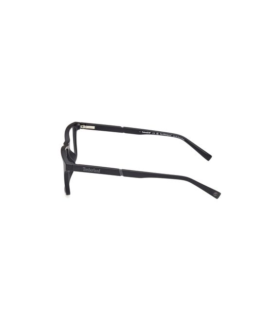 Timberland Black Tb50069-H 001 Optical Frames Injected Squared Normal for men