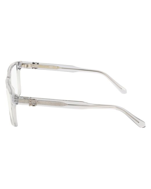 Ferragamo Black Sf3028E 020 Optical Frames Squared Normal for men