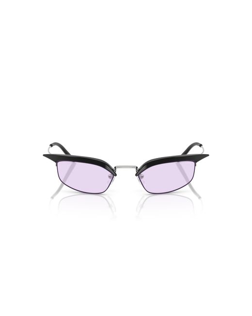 Prada Black Pr B50S Tzm40J Sunglasses Metal Squared Normal